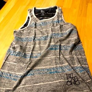 Billabong large tank top with front pocket